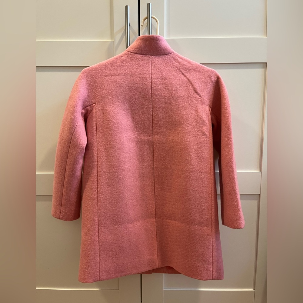 Crewcuts girls pink city pea coat size 10, worn twice - Picture 7 of 13